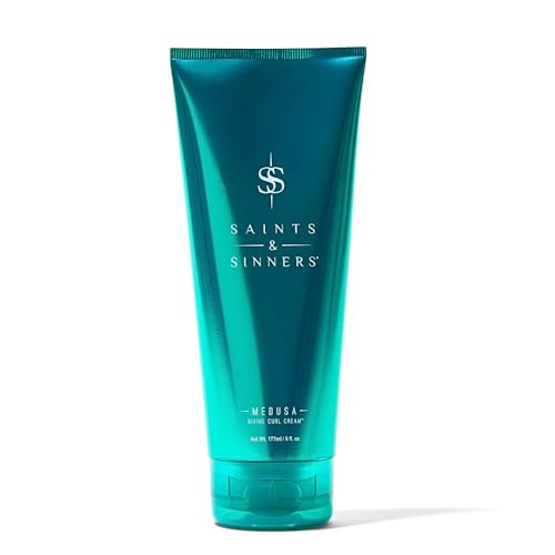 Saints & Sinners Award-Winning Medusa Divine Curl Cream, for Curly, Wavy, Kinky-Coily & Natural Hair