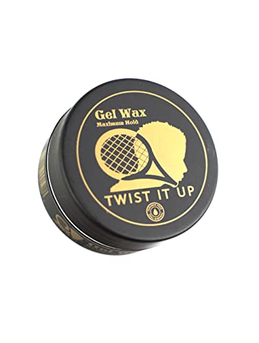 Twist It Up New Hair Gel Wax - Dreadlocks, Braids, Edges, Natural Curls, Natural Twist, Wave Pomade