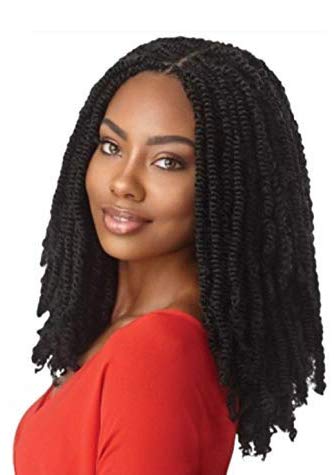 MULTI PACK DEALS! Outre Synthetic Braid - X PRESSION TWISTED UP SPRINGY AFRO TWIST 24" (2-Pack, 1B)