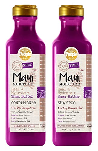 Maui Moisture Heal & Hydrate Shea Butter Shampoo & Conditioner Set 19.5 Ounce