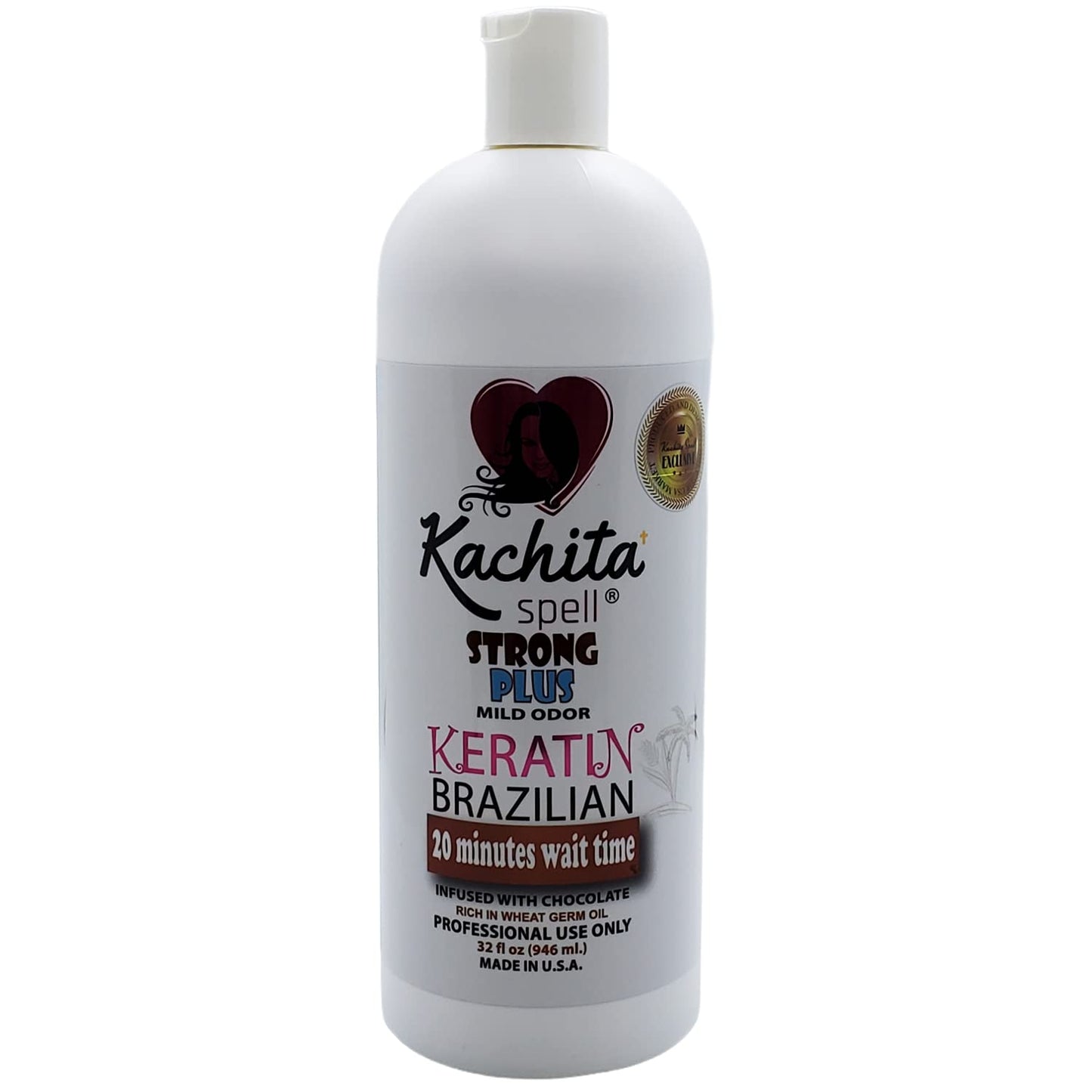 NEW Brazilian Keratin Treatment Kachita Spell Chocolate 32 fl oz - Brazilian Hair Straightening Made in USA