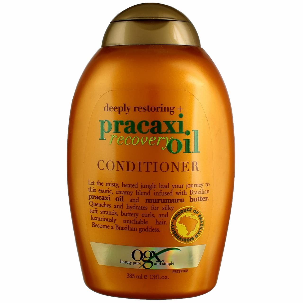 Ogx Conditioner Pracaxi Oil 13 Ounce (Restoring) (385ml) (Pack of 2)