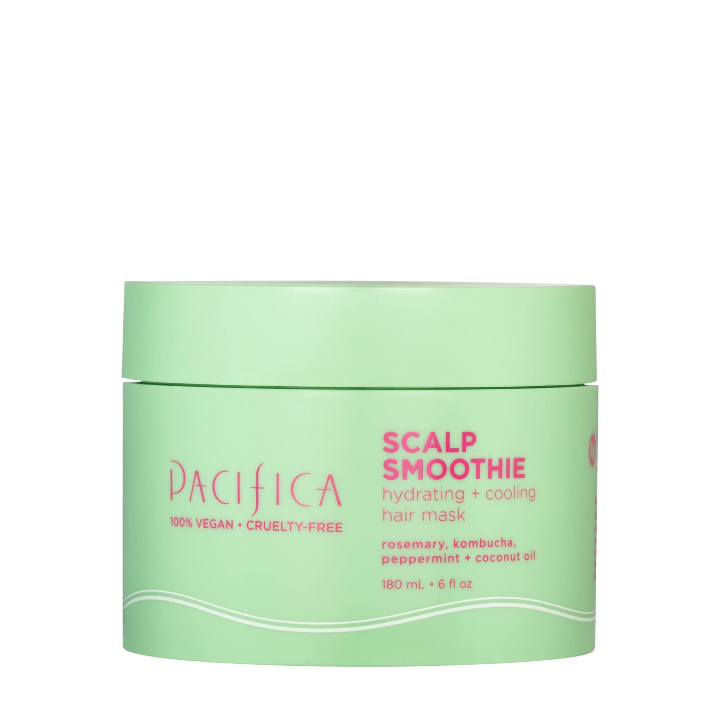Pacifica Beauty, Hydrating Scalp Smoothie Leave-In Repair Hair Mask & Scalp Treatment, Rosemary Oil, Hydration Scalp Mask, Dry Scalp Treatment, For All Hair Types, Kombucha, Silicone Free, Vegan