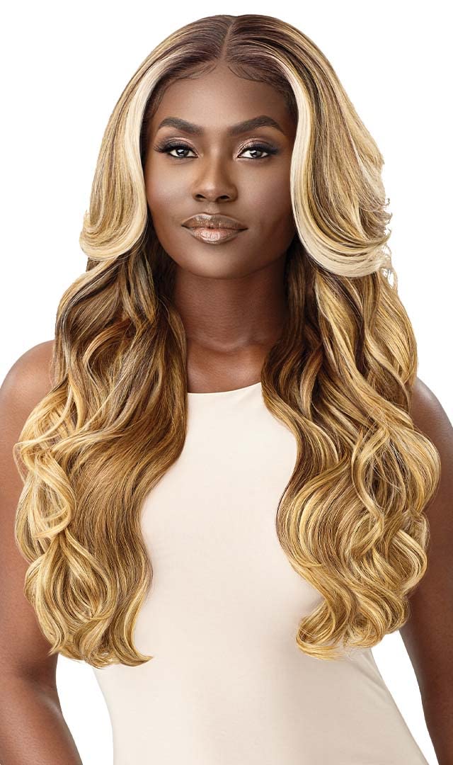 Outre Perfect Hairline Synthetic 13X6 HD Lace Front Wig - ETIENNE (Color:2 Dark Brown)