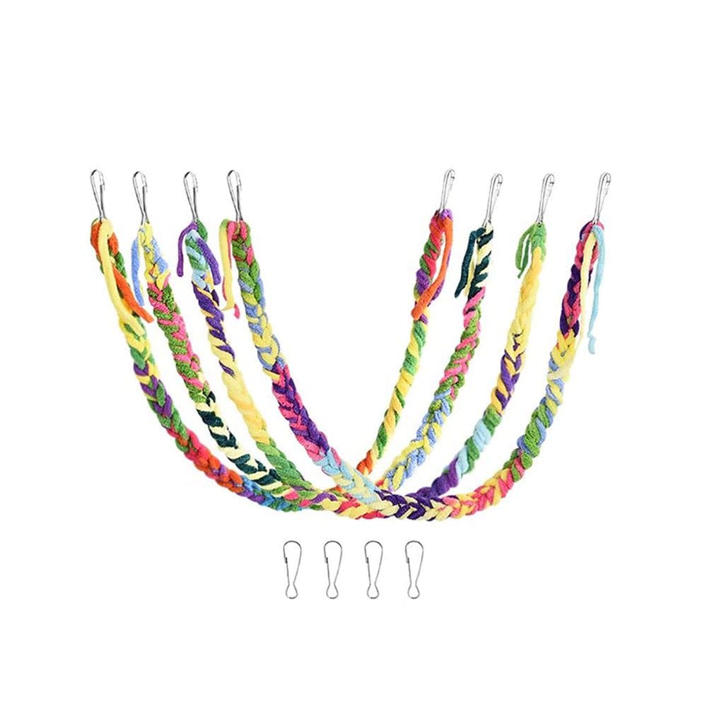 Handmade Sugar Glider Toys, Handmade Sugar Glider Toys for Climbing Exercising Hanging Toy Cage Accessories for Bird Rope Perch Swing Toy