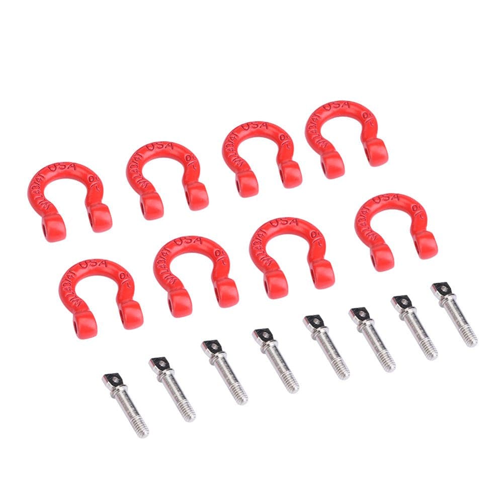 Kritne RC Lock Catch, RC Tow Shackle, 8PCS for RC Climbing Crawler Car Accessory Parts