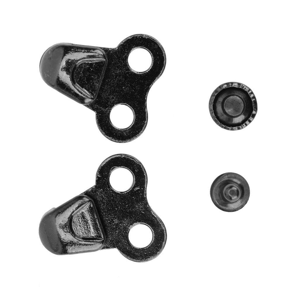 LYUMO Hooks Lace Fittings with Rivet, Hook Rivet,20Set Alloy Boot Lace Hooks Lace Fittings with Rivets for Repair/Camp/Hike/Climb Accessories