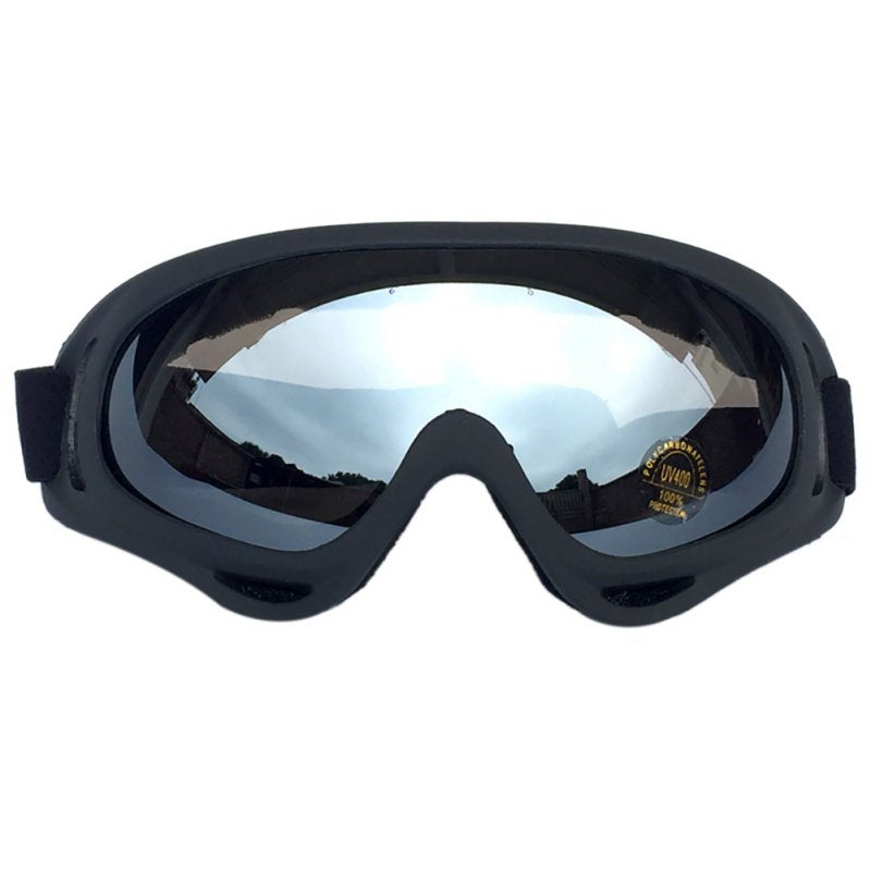 Fysho Unisex Adjustable Ski Goggles PC UV 400 Protective Lens Windproof Dust-Proof for Snowboard Snowmobile Rock Climbing Riding