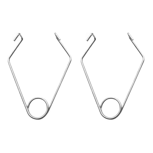 2 Pieces Stainless Steel Cord Fastener Outdoor Hiking Accessories for Climbing Rope