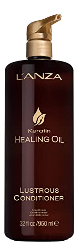 L’ANZA Keratin Healing Oil Lustrous Conditioner, 32 Fl Oz