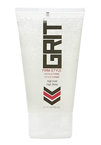 GREAT CLIPS GRIT Firm Style, 5.1oz | Strong Hold, High Shine | Hair Styling Gel