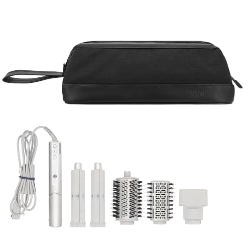 Buwico Airwrap Travel Case for Dyson/Shark Flexstyle, Travel Pouch for Dyson Airwrap/Shark Flexstyle Complete Styler and Attachments, Travel Bag for Dyson/Shark Hair Dryer (Black Patent Pending)