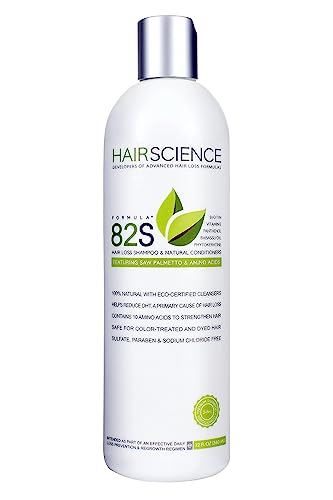 Formula 82S Hair Restoration Shampoo | DHT Blocking Shampoo & Conditioner with Saw Palmetto, Biotin & Essential Nutrients | Formulated for Thinning Hair | For Men & Women
