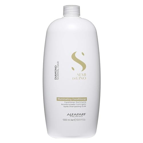Alfaparf Milano Diamond Shine Illuminating Conditioner, 33.8 Fl Oz, Sulfate Free, Paraben Free, Safe on Color Treated Hair, Professional Salon Quality