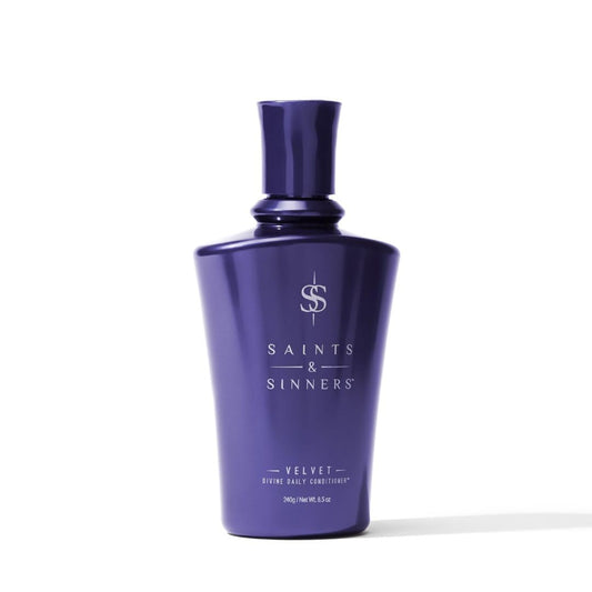 Saints & Sinners Velvet Divine Daily Conditioner for Dry, Moisture Starved, Damaged & Colored Treated Hair (8.5 oz)
