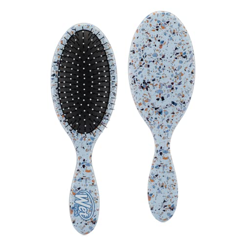 Wet Brush Original Detangler Hair Brush - Supercharged Sky - All Hair Types - Ultra-Soft IntelliFlex Detangler Bristles Glide Through Tangles with Ease - Pain-Free Comb for Men & Women