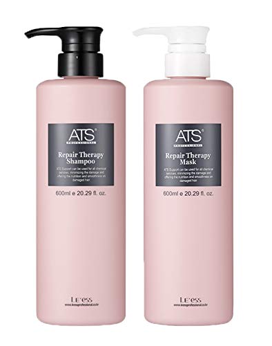 ATS Professional Repair Therapy Shampoo and Mask, Damaged and Dry Hair 600ML