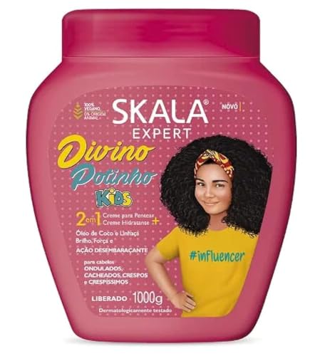 Skala - Expert - Creme de Tratamento 2 em 1 Crespinho Divino 1 Kg - (Divine Little Curls 2 in 1 Treatment Cream Net 33.81 Oz)