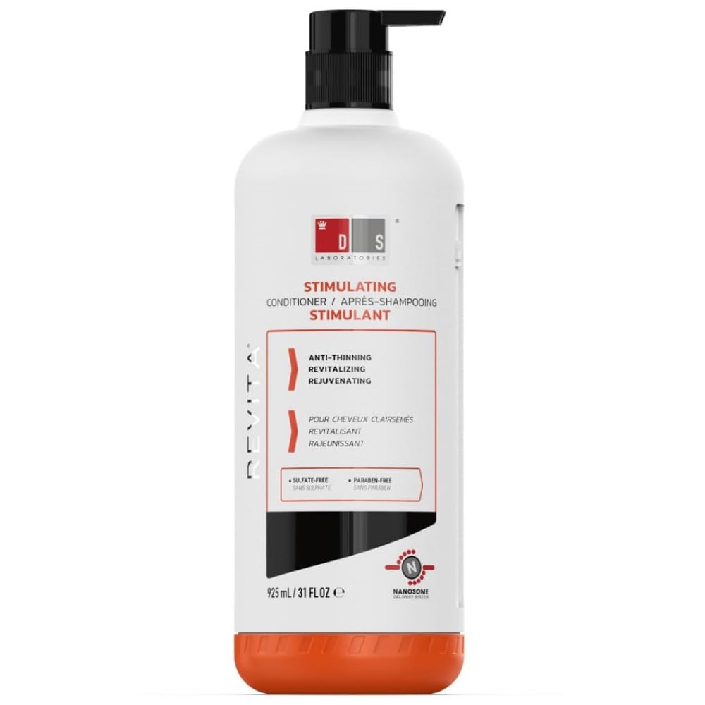 DS Laboratories Revita Conditioner - Thickening Conditioner, Caffeine, DHT Blocker, Niacinamide, & Biotin Conditioner, Hair Thickening Products for Men & Women to Support Hair Growth