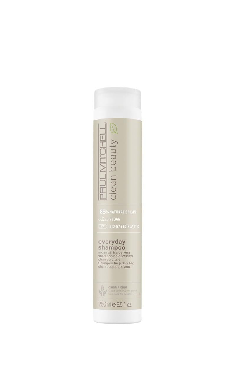 Paul Mitchell Clean Beauty Everyday Shampoo, Boosts Shine, Adds Body, For All Hair Types, 8.5 fl. oz.