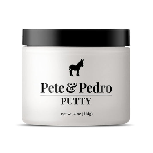 Pete & Pedro PUTTY - Hair Putty for Men | Strong Hold and Matte Finish, Low Shine Hair Clay | As Seen on Shark Tank, 4 oz.