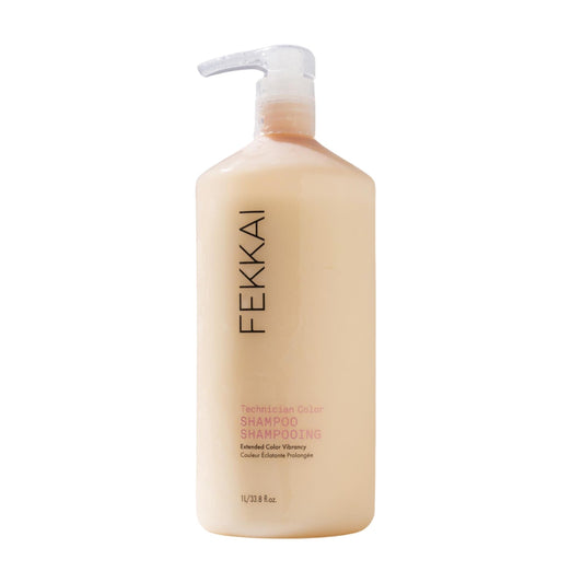 Fekkai Technician Color Shampoo - 1 Liter - Extends Vibrancy of Color-Treated Hair - Salon Grade, EWG Compliant, Vegan & Cruelty Free