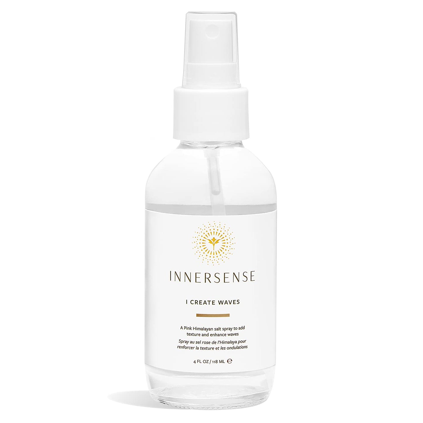 INNERSENSE Organic Beauty - Natural I Create Waves Pink Himalayan Salt Spray | Non-Toxic, Cruelty-Free, Clean Haircare (4oz)