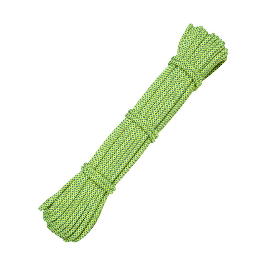 Aoanydony 2.5M Paracord Rock Climbing Rope Accessories Cord 6Mm Diameter 5KN High Green 1M