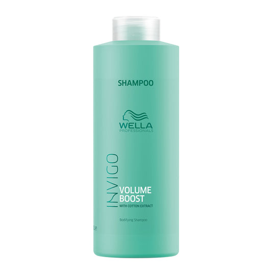 Wella Professionals Invigo Volume Boost Shampoo, For Added Volume, With Bodyfying Spring Blend, 33.8oz