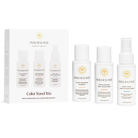 INNERSENSE Organic Beauty - Natural Color Travel Hair Trio | Non-Toxic, Cruelty-Free, Clean Haircare