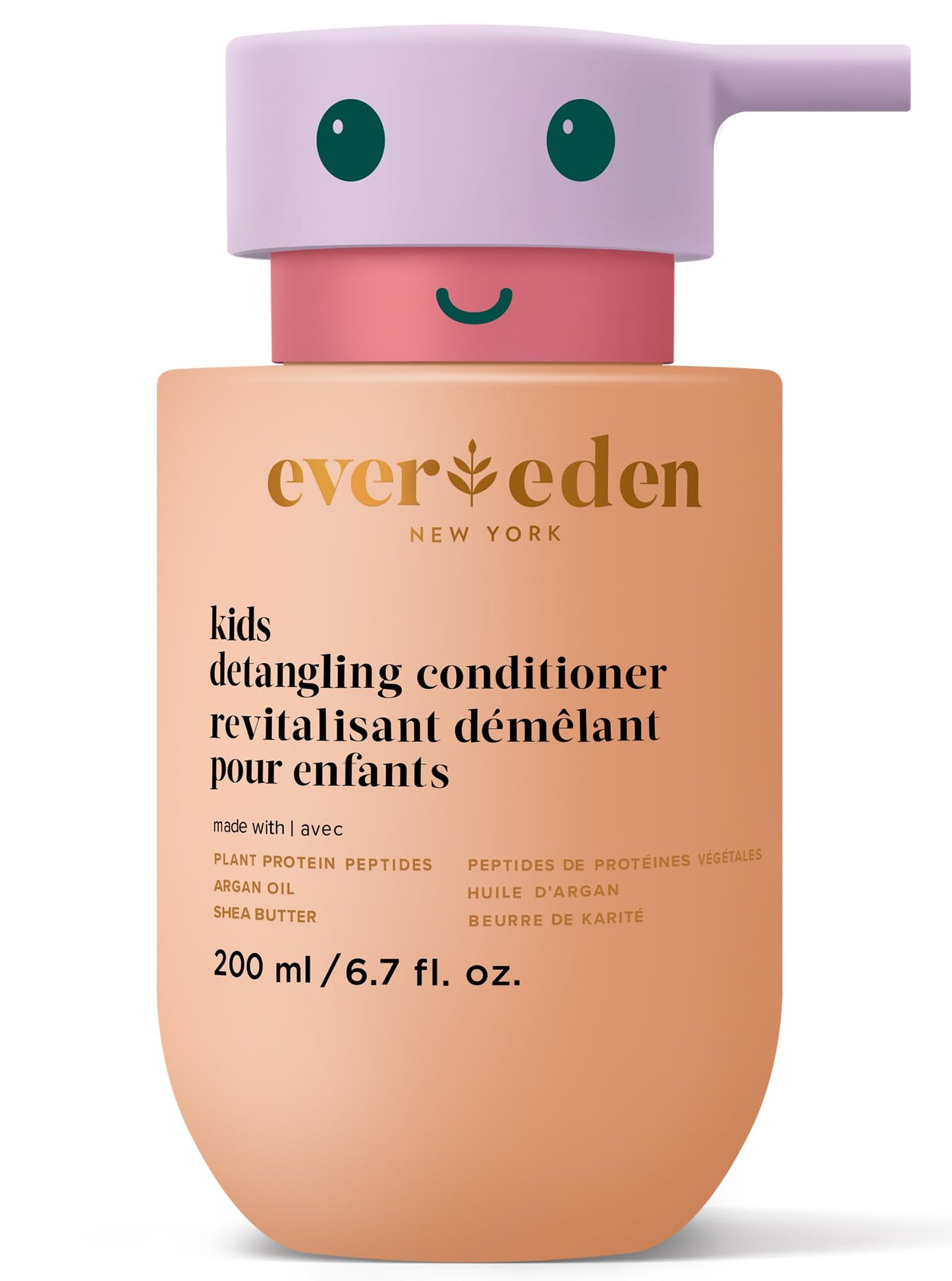 Evereden Kids Conditioner Detangler, 6.7 fl oz. | Plant Based Kids Haircare | Made With Clean and Non-toxic Ingredients | Natural Conditioner for Kids