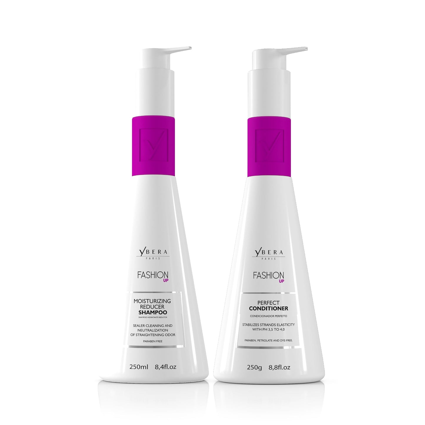 Fashion UP Home Care System | Ideal for Extremely Dry Hairs | Extreme Shining Hair | Color Safe | Enhanced with Oil Grape Seed and Murumurú | Set of 2