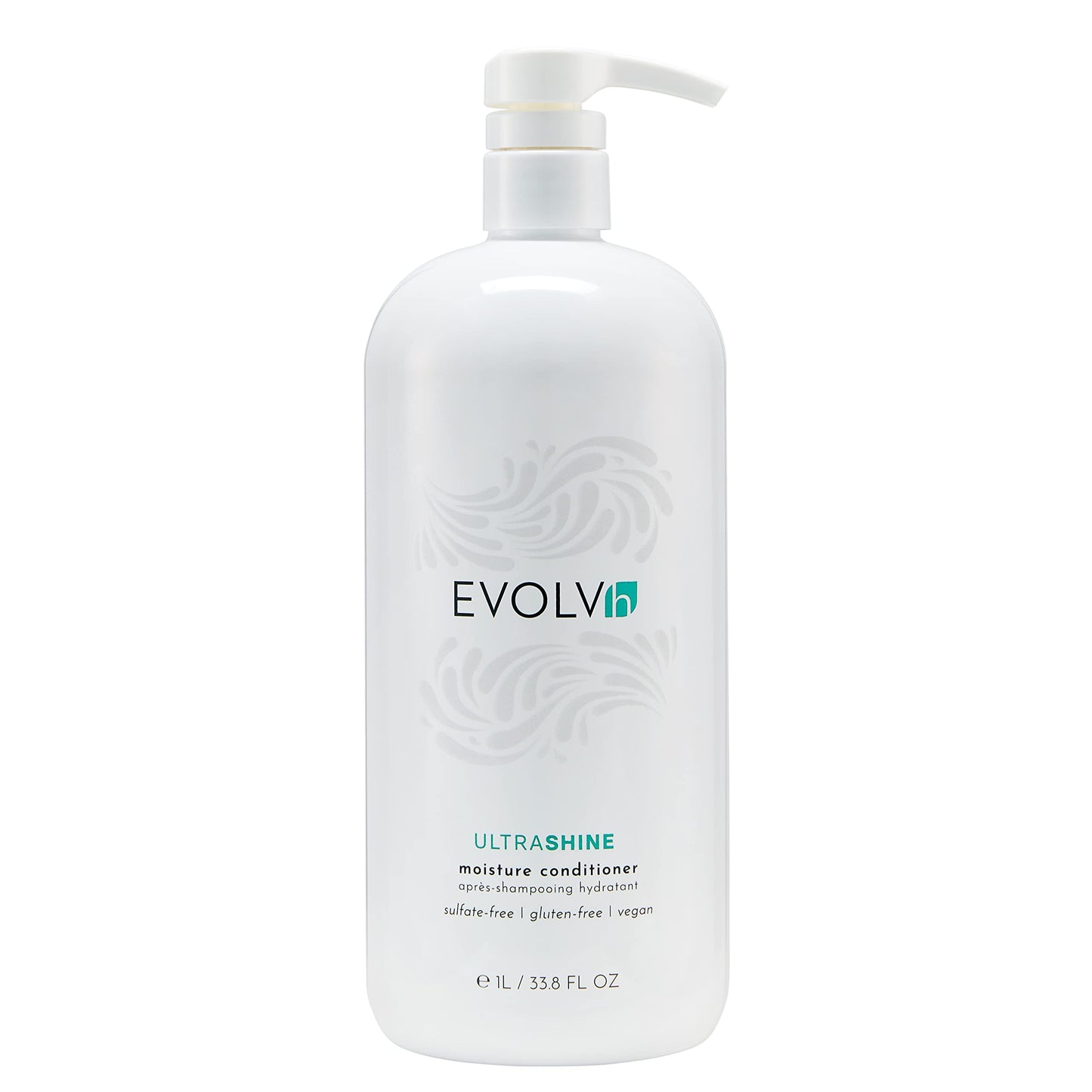 EVOLVh - Natural UltraShine Moisture Conditioner | Vegan, Non-Toxic, Clean Hair Care (33.8 fl oz | 1 L)