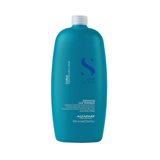 Alfaparf Milano Semi Di Lino Curl Enhancing Hair Shampoo - Anti Frizz Shampoo to Deeply Cleanse, Hydrate, and Nourish Wavy & Textured Hair - Vegan Frizz Control Hair Care Products (33.8 oz / 1000 ml)