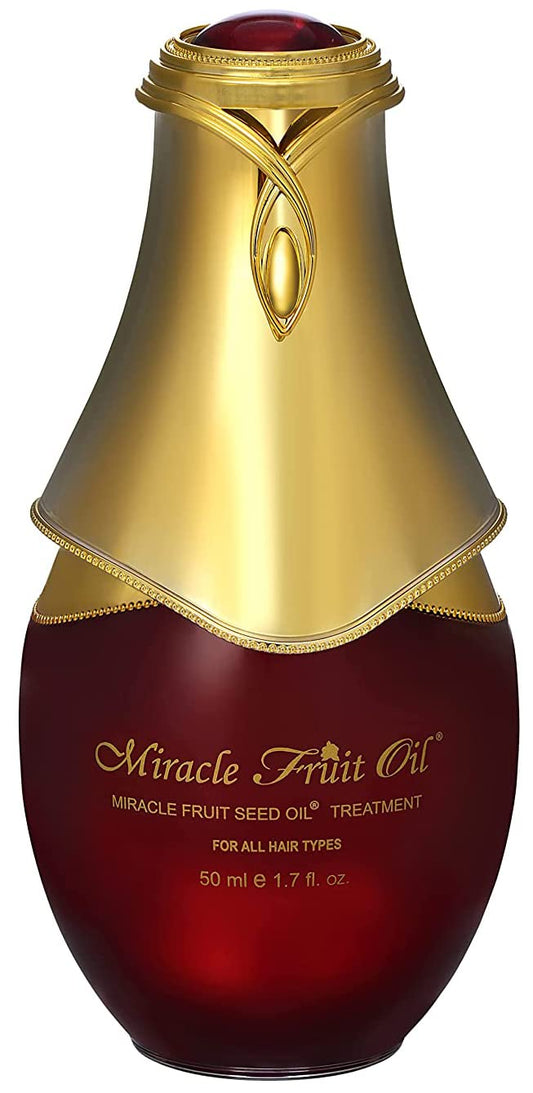 Miracle Fruit Seed Hair Oil for Damaged Hair – 50ml Hair Care Treatment for All Hair Types – Ultra Shiny and Strong Hair Oil for Dry Damaged Hair and Growth – Prevents Breakage and Hair Loss