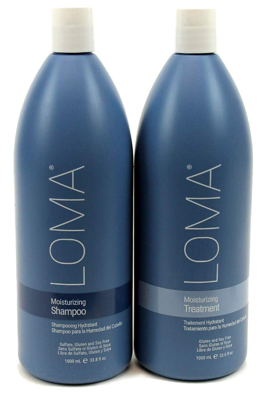 LOMA Moisturizing Shampoo and Moisturizing Treatment (DUO PACK) 33 Ounce (Liter)