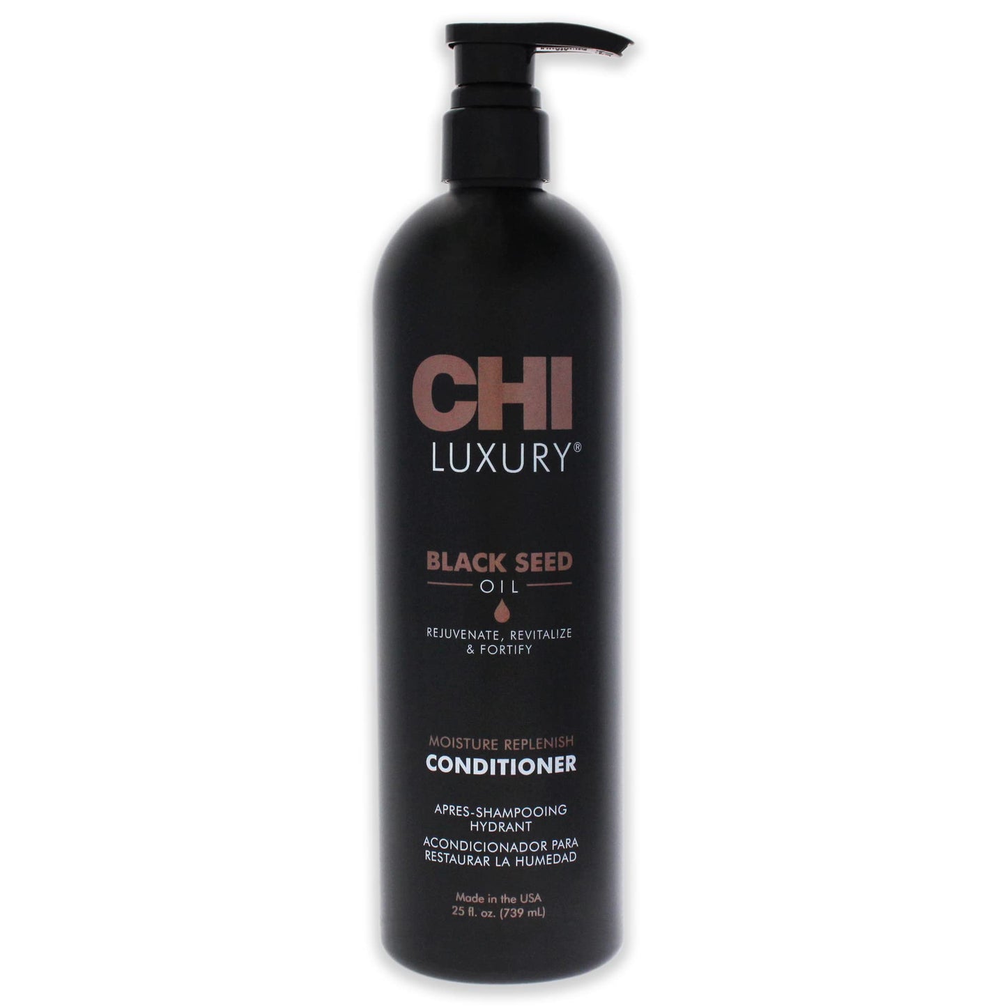 CHI Luxury Black Seed Oil Moisture Replenish Conditioner, 25 Fl Oz