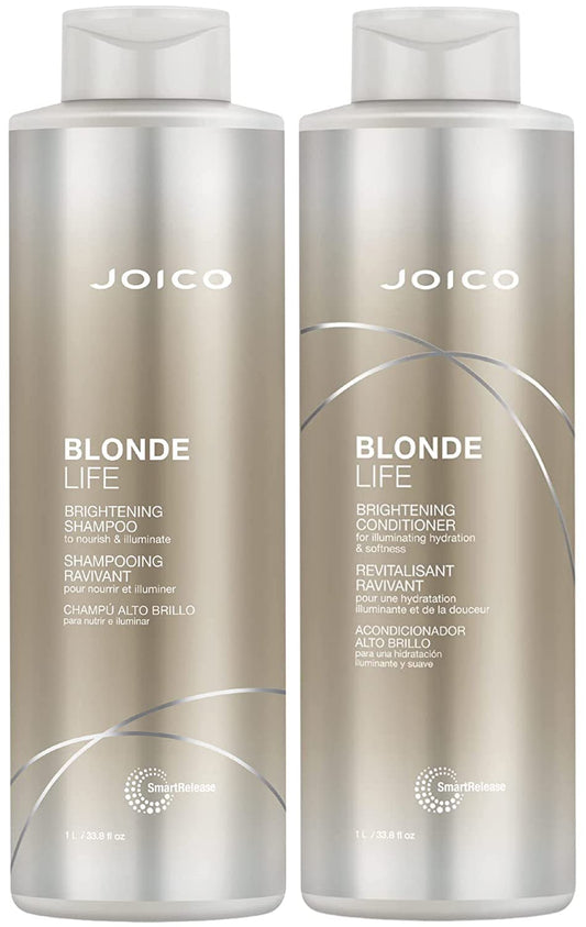 Joico Blonde Life Brightening Shampoo and Conditioner Set, 33.8-Ounce