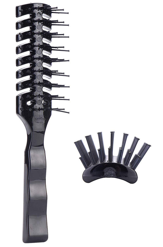 PERFEHAIR Mens Vented Hair Brush for Blow Drying, Anti Static Vent Hairbrush for Styling Fine, Curly, Wavy, Wet or Dry Hair