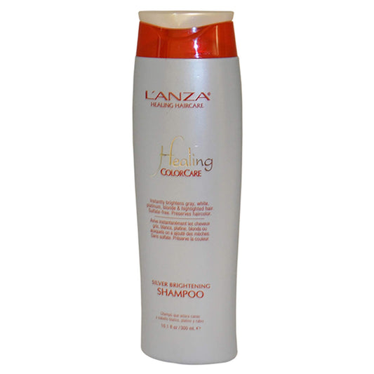 L'ANZA Healing ColorCare Silver Brightening Shampoo, for Silver, Gray, White, Blonde & Highlighted Hair, Boosts Shine and Brightness while Healing, Controls Unwanted Warm Tones (10.1 Fl Oz)