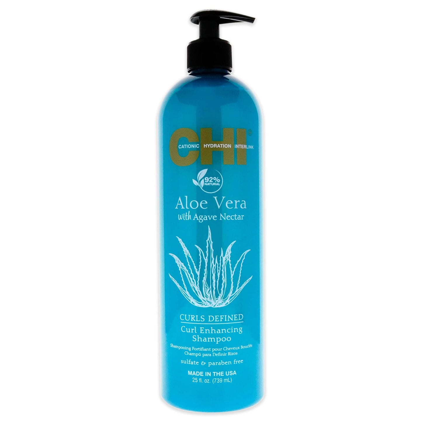 chi Aloe Vera Curl Enhancing Shampoo, 11.5 Fl Oz