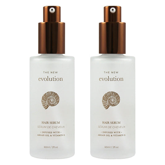 HerStyler Evolution Argan Oil Serum For Hair - Vitamin E Hair Serum To Soften Dry Hair - Nourishing Serum For Hair Straightening - Oil Hair Serum With Aloe Vera (2 Pack)