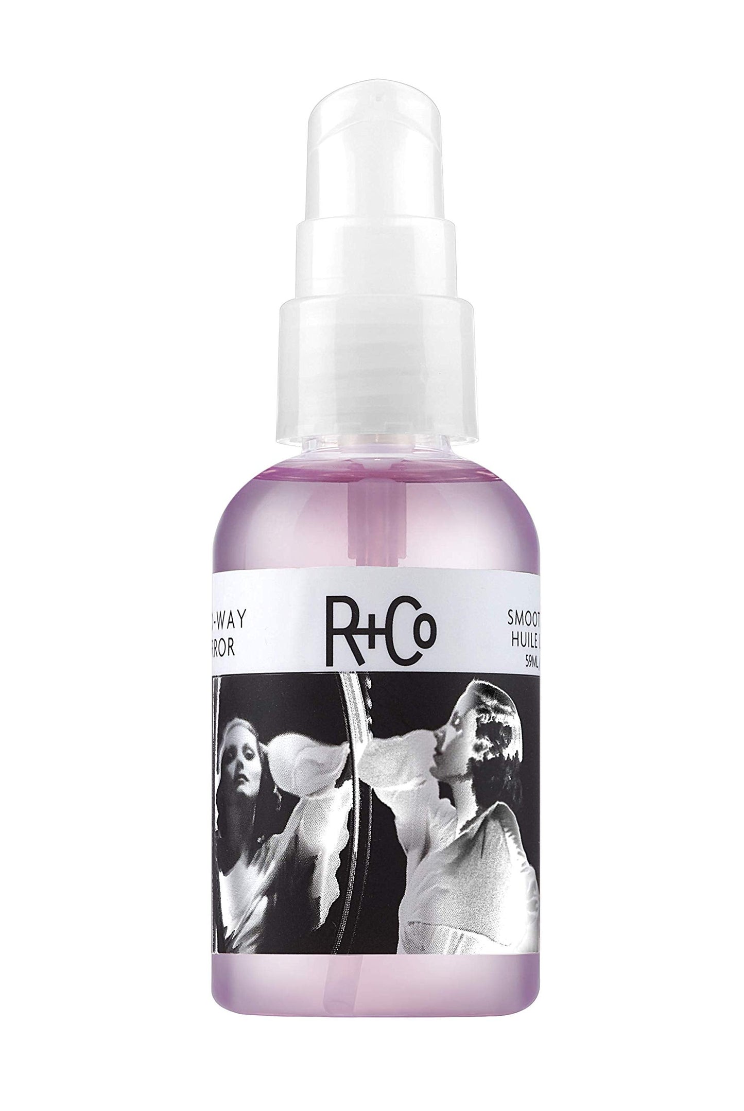 R+Co Two Way Mirror Smoothing Oil | Lightweight + Revitalizing + Lustrous Shine | Vegan + Cruelty-Free | 2 Oz