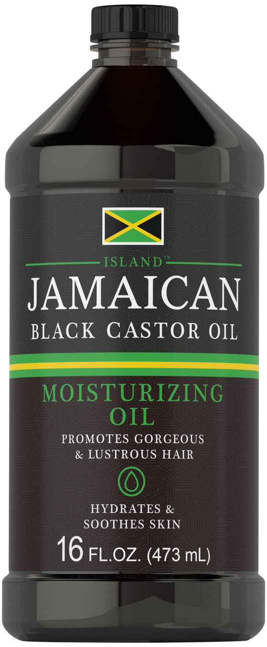 Jamaican Black Castor Oil 16oz | Nourish Hair, Skin, and Nails | All Natural Hypoallergenic Conditioner
