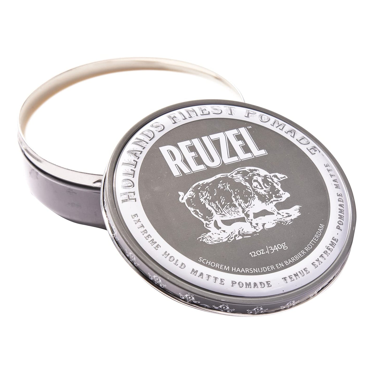 REUZEL Extreme Hold Matte Pomade, Sugary Rum, 12 Oz