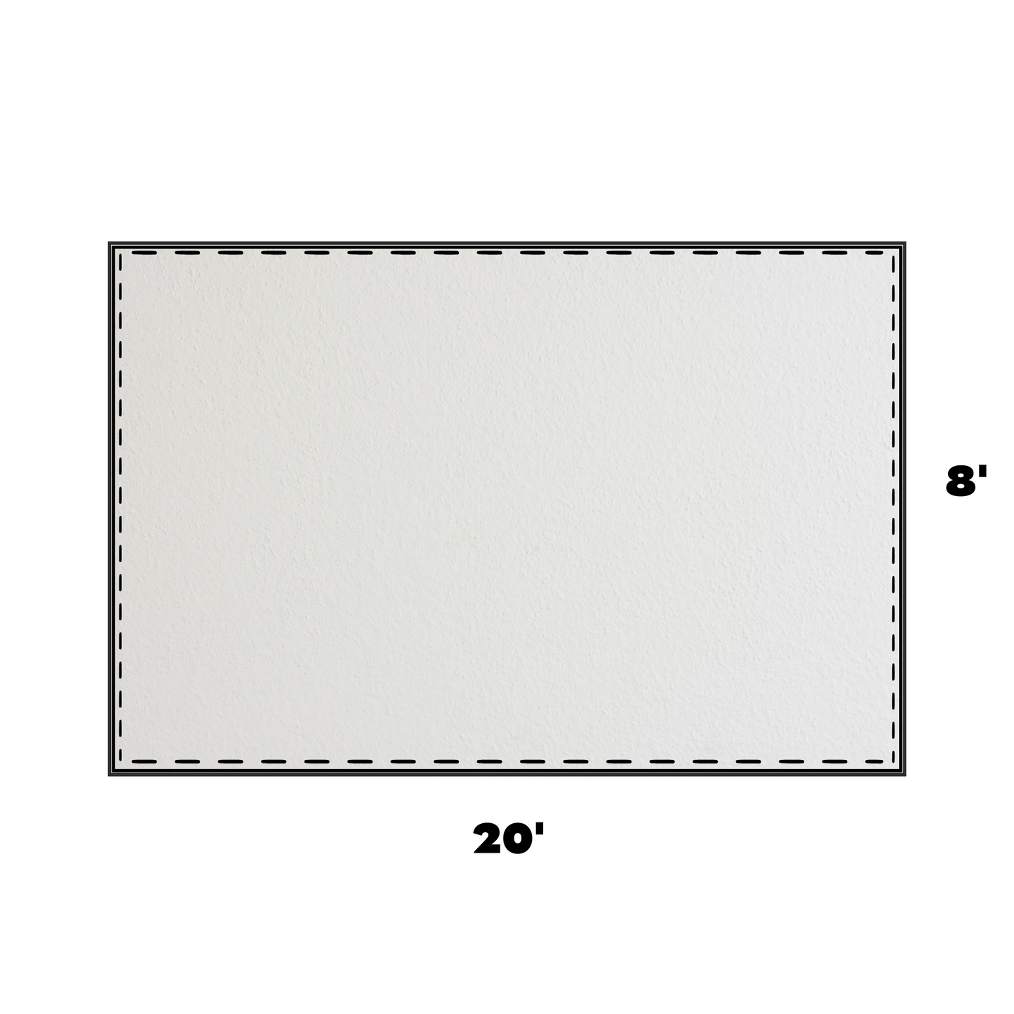 8'x20' Solid Pinnacle Sidewall