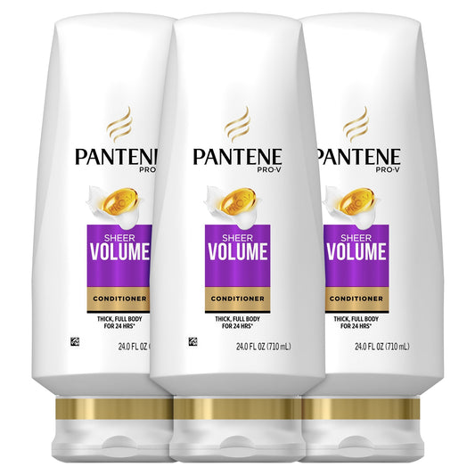 Pantene Sheer Volume Conditioner 24 Fl Oz (Pack of 3)