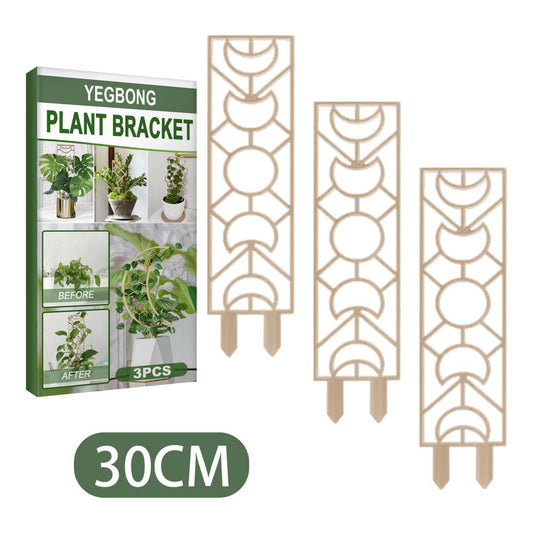 3 Pack Small Trellis for Potted Plants, Plants Trellis Starter Holder for Indoor Outdoor Garden Decor,Wooden Honeycomb Shape Potted Plant Flower Stem Vines Climbing Training Support Pole Accessories