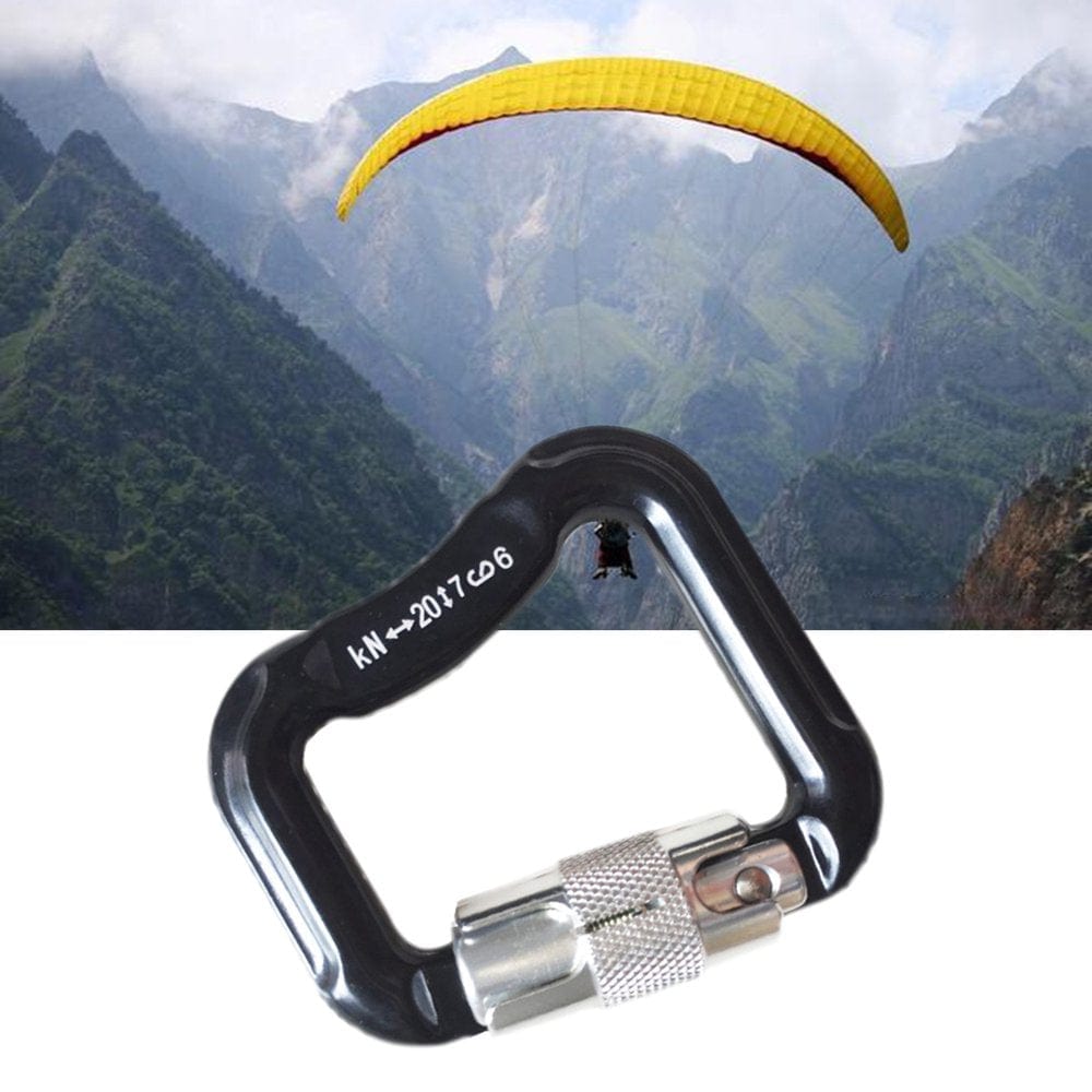 Betterz Climbing Carabiner Anti-Oxidation Wear Resistant Accessory Paraglider Locking Clips Carabiners for Rappelling