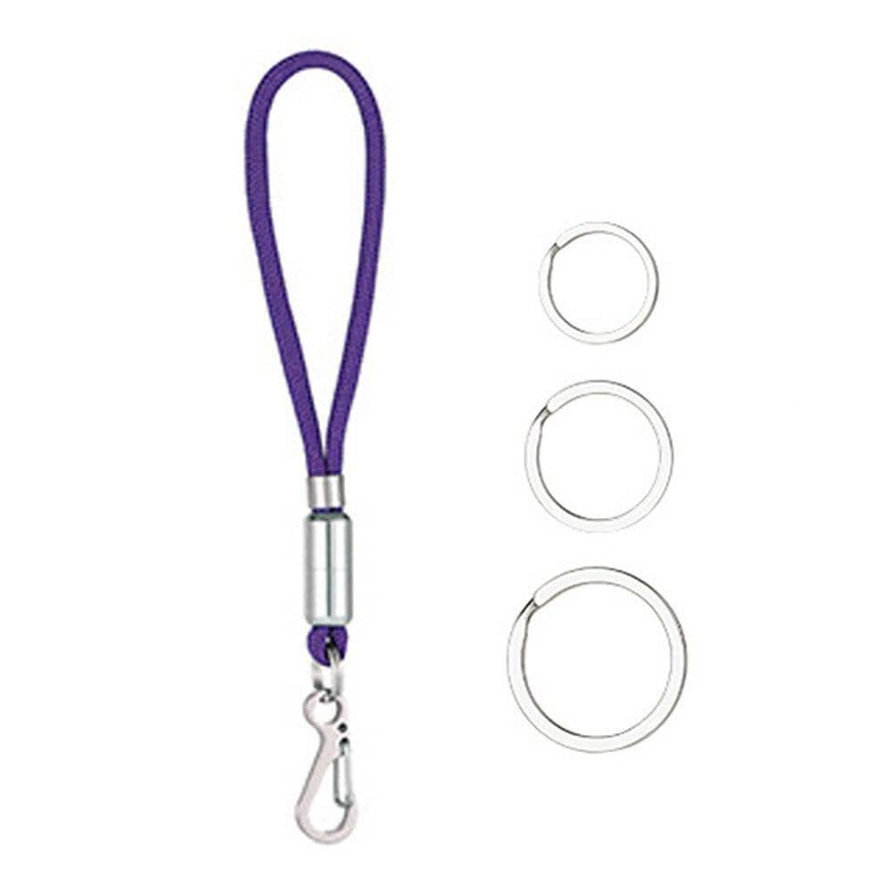 Bullpiano Outdoor Keychain Carabiner Anti-Lost Hand Strap Keys Tools Holders Camping Hiking Climbing Hand Straps Outdoor Accessories